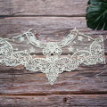Lace Neck Collar Embroidery Process Multi-Color Lace Neck Collar. 