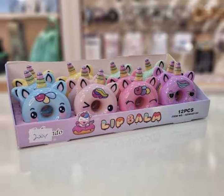 MLUNDO%20Donut%20Frout%20Moisturizing%20Lip%20Balm%20Cute%20Unicorn%20Caractor%20Froutl%20Fragrance%20Lipbalm%20-%20Image%204