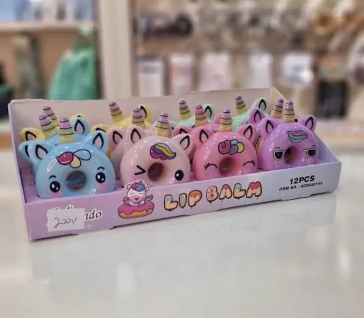 MLUNDO%20Donut%20Frout%20Moisturizing%20Lip%20Balm%20Cute%20Unicorn%20Caractor%20Froutl%20Fragrance%20Lipbalm%20-%20Image%204