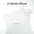 Writing Paper Sheets Pack of 24 (Dasta) | 8.25 x 13 Inches Neat & High-Quality Lined Paper for Urdu, English & Maths | Perfect for Assignments, Notes, Presentations, and Rough Work | Smooth & Durable Writing Sheets for Students, Professionals & Office. 