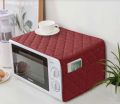 Kitchen Microwave Oven Cover Dustproof Decorative With Four Side Pockets | Microwave Cover Are Available In Multiple Colors - Universal Size. 