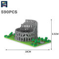 UKBOO Micro World Famous Architecture Model Building Blocks The Clock Eiffel Tower Mini Bricks Toys for Children Home Decoration. 