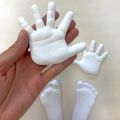 Baby Hand / Foot Casting Kit - Capture cute little hands - White Modelling & Sculpting. 