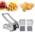 Stainless Steel French Fries Potato Cutter Slicer Potato Chips Making Machine. 