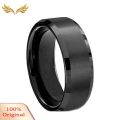 Fashion Unisex Titanium Steel Ring Wedding Band Couple Lovers Finger Jewelry. 