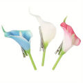Simulated Calla Lily Flower Hair Clips Sweet Small Hairpins Bohemia Bridesmaid Bayline. 