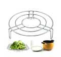 (PACK OF 02) Metal Degchi Stand - Pan Stand - Stainless Steel Pan Stand - Heat Resistant Hot Pot And Pan Stand (Round Shape) Good Quality.. 