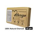 Natureza Organic Activated charcoal Soap Herbal for deep cleansing Sensitive skin 85 g. 