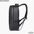 BAGSTREET 15.6 Laptop Backpack with USB Port, Water Proof, Shock Proof, Unisex Travelling Backpack - Black. 