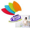 01 Pc Creative Anti-slip Heat Resistant Silicone Iron Mat Hot Safety Protection Ironing Rest Pad Insulation Boards (Multicolour). 