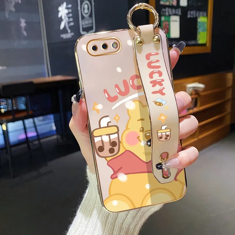 chenyyka For OPPO A12E Case With Wristband New Design Phone Case
