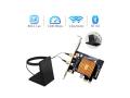 Fenvi FV-8802 AC1200 Wireless Bluetooth Dual Band PCI Express Wi-Fi Adapter, Up to 867Mbps (5Ghz) + 300Mbps (2.4Ghz), with 802.11ac Intel Wifi Card,Directional Antennna, For Desktop PC. 
