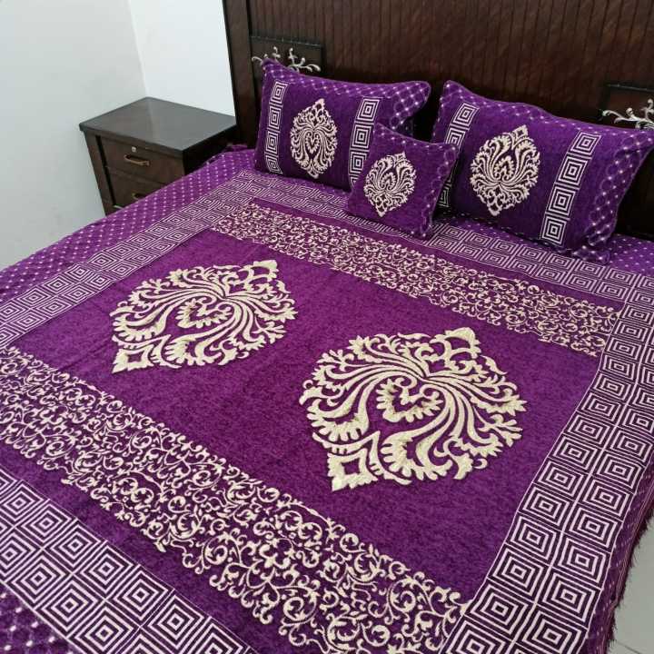 Velvet%20Bedsheet%20King%20Size%20For%20Bridal%20/%20Velvet%20Bed%20Sheet%20King%20Size%205%20PCS/%20Double%20Bedsheet%20Set%20Fabric%20Velvet%20Jacquard%20Fancy%20Bed%20Sheet%20-%20Image%206