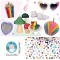 💎 40,000PCS 48 Colors Resin Flat Back Rhinestone Bedazzle Kit – 3mm DIY Craft Set with Tools | Nail Art, Phone Case, Shoes, & Diamond Painting. 