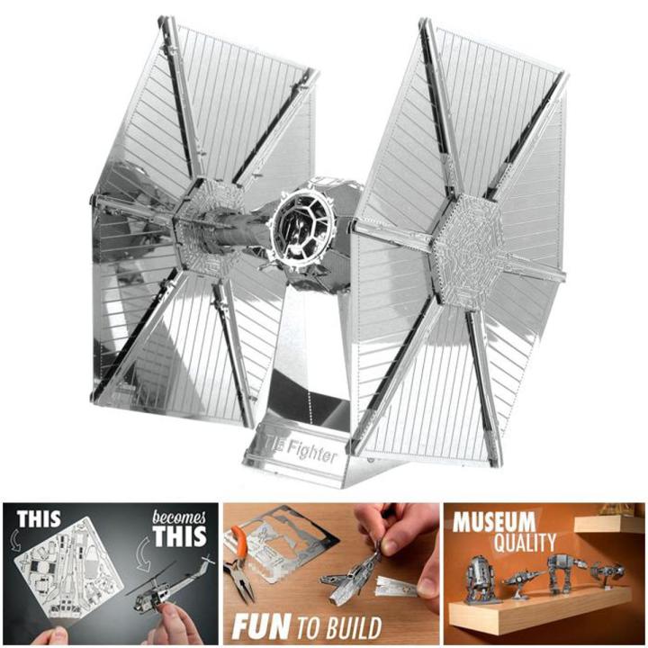 Star Wars Tie Fighter DIY Metal Models - Unassembled