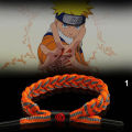 Naruto Men's Bracelet Vintage Anime Fashion Braided Handmade Rope Wrap Bangles Male Gift. 