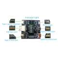 USB Data Line Detection Board Short Circuit Switch Detection Board DT3 USB Cable Tester for IOS Android Micro-USB Type-C. 