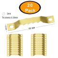 Pack of 20 Sawtooth Picture Photo Frame Hangers - Hook for Hanging Clock, Paintings, Artwork Picture - Frame Hooks for Photo Mirrors. 