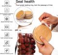 200ML  Small Glass Storage Jars with Bamboo Lids  Set of  12, Airtight Storage Canister with Labels and Chalk Marker, Food Cereal Storage Containers for Home Kitchen Tea Herbs Pasta Coffee Flour Herbs …. 