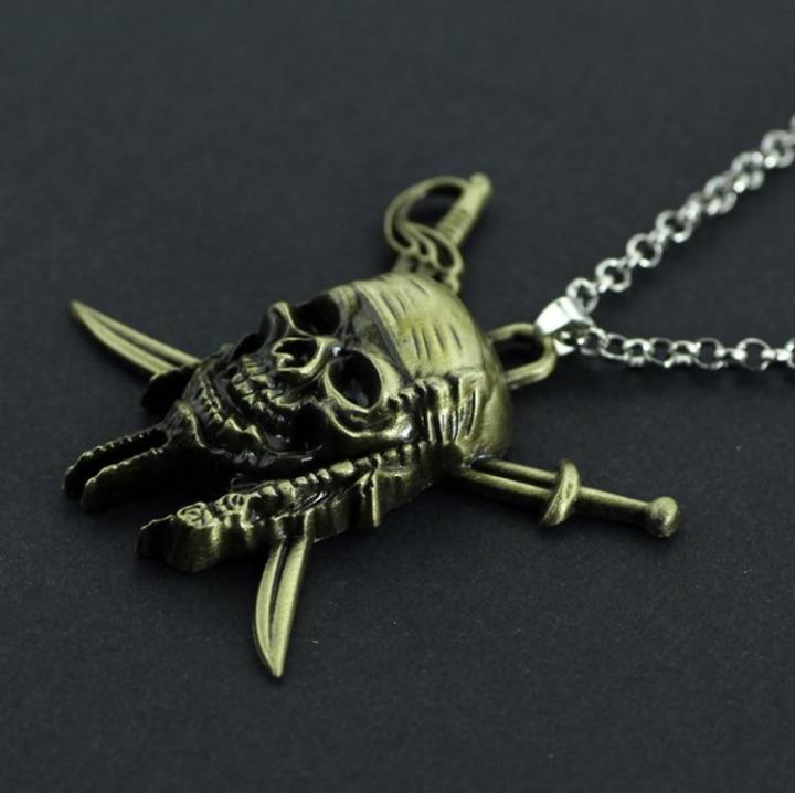 Captain%20Jack%20Sparrow%20Pirates%20Of%20The%20Caribbean%20Antique%20Necklace%20-%20Image%204
