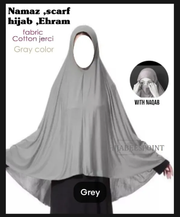 hijabeespoint%20prayer%20Namaz%20scarf%20Makhna%20scarf%20with%20niqab%20for%20girls%20&%20women%20-%20Image%203