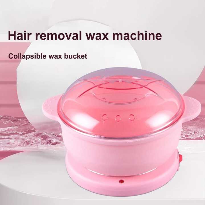 Portable Silicone Wax Warmer 300ML Foldable Wax Heater Hair Removal Wax Machine SPA Body Epilator Paraffin Wax Pot for Travel