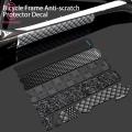 Bicycle Frame Sticker Easy to Install Bicycle Frame Anti-scratch Protector Decal. 
