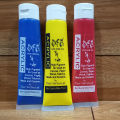 Acrylic Color Paints 75 ml Tube Primary Color Set Red, Yellow & Blue Color Art # SS-AC Tube-RYB-3P-004. 