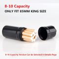 Metal Keychain Cigarette Case - Waterproof Cigarette Holder - 10 Cigarettes Capacity. 