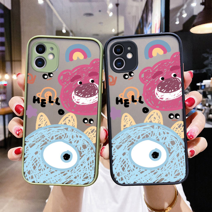 dienya%20For%20OPPO%20Reno%204F%20Case%20Frosted%20Transparent%20Hard%20Phone%20Case%20Cartoon%20Cute%20Monster%20Side%20Square%20Edge%20Casing%20Full%20Cover%20Camera%20Silicone%20Softcase%20Shockproof%20Protection%20Cases%20-%20Image%208