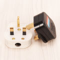 13 Amp 230V UK 3 Pin Heavy Duty Rubber Body Rewirable Plug. 