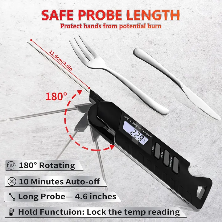 M%C3%A0x%C3%BBn%C3%AE%20Meat%20Thermometer,%20Digital%20Instant%20Read%20Meat%20Thermometer%20for%20Cooking%20and%20Grill,%20Waterproof%20Kitchen%20Thermometer%20with%20Backlight,%20Fast%20Cooking%20Thermometer%20for%20Grilling%20BBQ%20with%20Oven%20Thermometer%20-%20Image%209