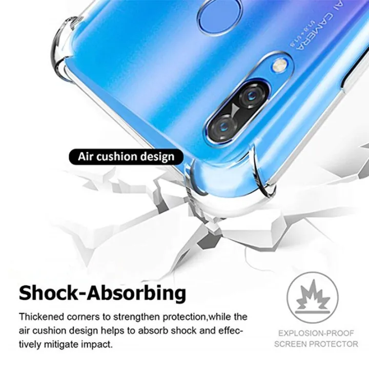 Huawei%20Y7%20Prime%202019%20Airbag%20Case%20Anti%20Shock%20and%20Anti-Scratch%20Resistant%20Clear%20View%20Transparent%20TPU%20Silicone%20Back%20Cover%20-%20Image%207