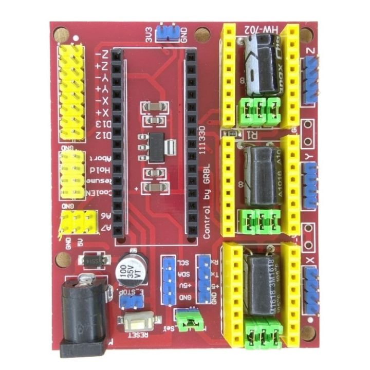 HW-702 CNC Expansion Card shield v4 Laser engraving CNC Shield V4 Expansion Board GRBL Controller 3 Axis CNC Engraving Module