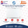 PEL Arctic Pro Deep Freezer Series - Single Door -410 Liters Capacity -PDF70-150-(100% Copper)- 2 Years Warranty. 