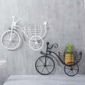 Bicycle Design Wall Mounted Basket Indoor and Outdoor Unique Home Decor Decoration Wall Hanging Flower Rack. 