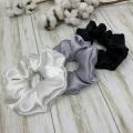 Pack of 3 Silk satin hair scrunchies hair ties medium size scrunchies for women and girls. 