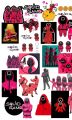 Squid Games Sticker  , Funny Sticker , Squid Movies Sticker Aesthetic Art Stickers -for mobile back, Laptop, dairy  Pack of 24  Stickers  2 Inch X 2.5 Inch Each sticker Size. 