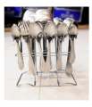 Dinnerware Cutlery Set Dining Set 29 Pieces Stainless Steel-Durable. 