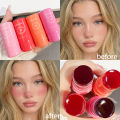Lip and Cheek Stain Moisturizing Milk Cooling Water Jelly Tint Blush Jelly Small Jelly Tint Blush Stick.