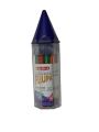 Goldfish Color Pencil - Colors Set For Kids - School Stationery - Pack of 12 Colors Half Size in Hex Plastic Can Best Quality Color Pencils Recommended For Junior Kids. 