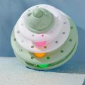 Interactive Cat Toy 4-Layer Trackball Turntable INS Style Track Toys For Cats Intelligence Training Play Games Cat Accessories. 