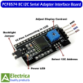 IIC I2C TWI SPI Serial Interface Port Board 1602 2004 LCD LCD1602 Adapter LCD Adapter Plate Converter module PCF8574 by Electrica. 