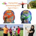 Flying Disk Boomerang Disc Flying Disc toy for kids UFO card indoor and outdoor. 