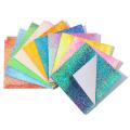 50 Sheets Multi-size Mixed Shining Color Handmade Material Glittering Origami Paper Scrapbooking Decoration DIY Accessories Square Folding Papers. 