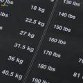 Weight Stack Labels 4.5kg to 90kg Weight Tags Self Adhesive Weight Stickers. 