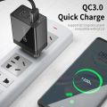 Essager 30W USB Type C Charger Quick Charge 3.0 For iPhone 14 Samsung Xiaomi 3 Port Multi Plug Wall Mobile Phone Fast Charging. 