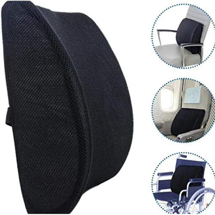 FixOrtho BackCare Lumbar Support Travel Pillow Cushion for Car