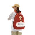 Korean Style College Bag with a cute small Teddy in front. 