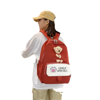 Korean%20Style%20College%20Bag%20with%20a%20cute%20small%20Teddy%20in%20front%20-%20Image%206